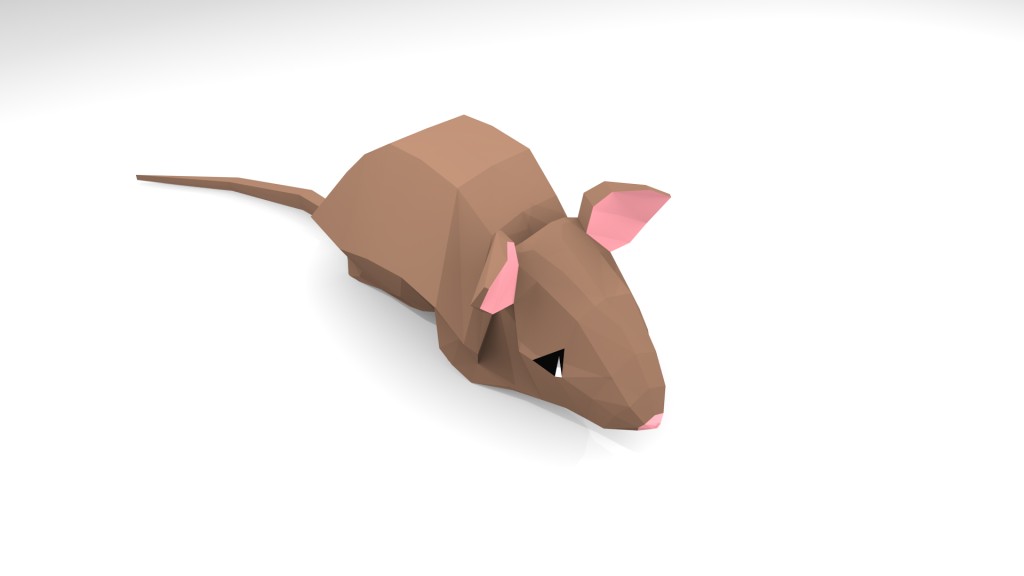 LOW POLY RAT preview image 1